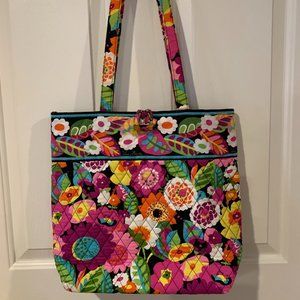 Vera Bradley Toggle Tote in Va Va Bloom